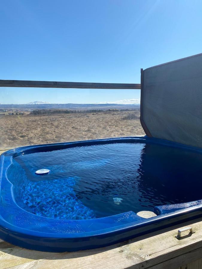 Blue View Cabin 7B With Private Hot Tub Selfoss Kültér fotó